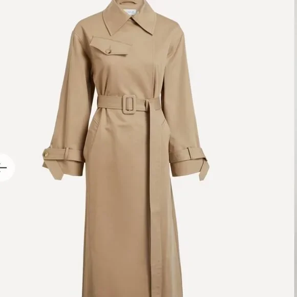NWT ALIGNE Gilda Maxi Trench Coat- Bloggers Fav - Picture 2 of 5